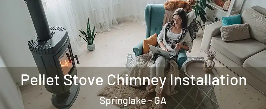 Pellet Stove Chimney Installation Springlake - GA
