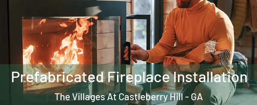 Prefabricated Fireplace Installation The Villages At Castleberry Hill - GA