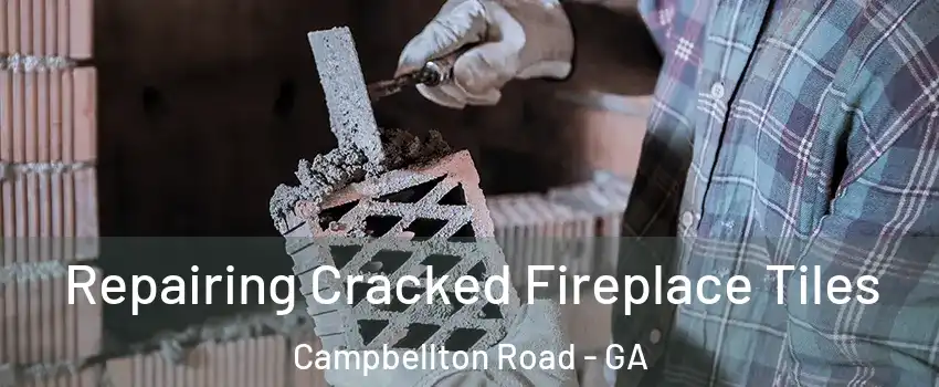 Repairing Cracked Fireplace Tiles Campbellton Road - GA