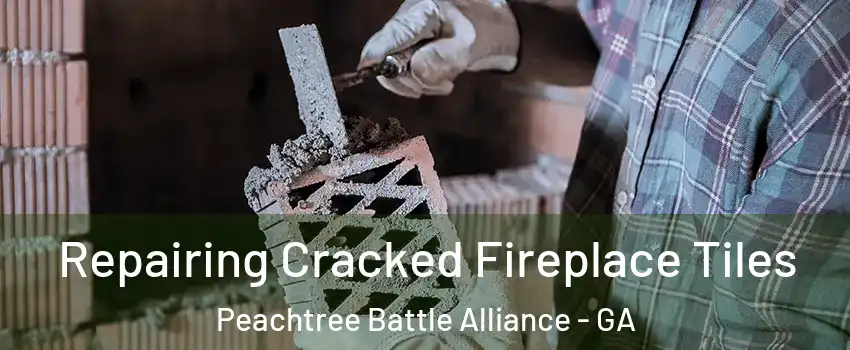 Repairing Cracked Fireplace Tiles Peachtree Battle Alliance - GA