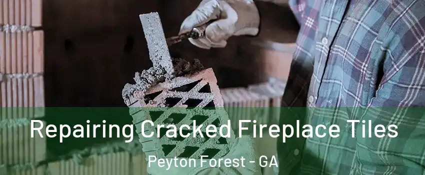 Repairing Cracked Fireplace Tiles Peyton Forest - GA