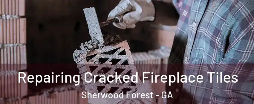 Repairing Cracked Fireplace Tiles Sherwood Forest - GA