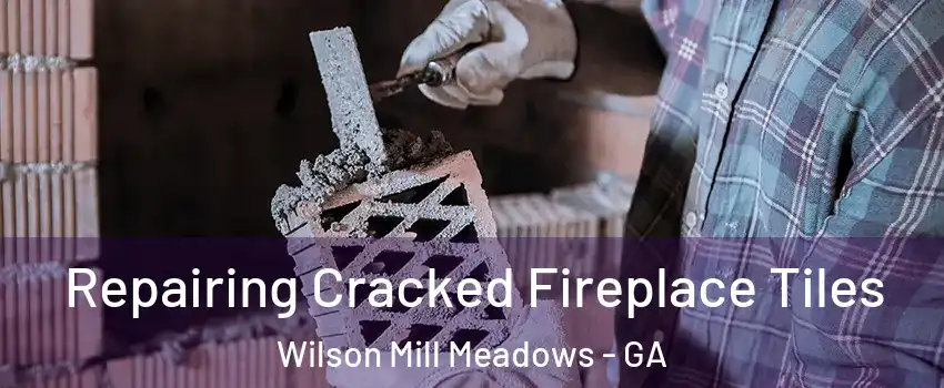 Repairing Cracked Fireplace Tiles Wilson Mill Meadows - GA