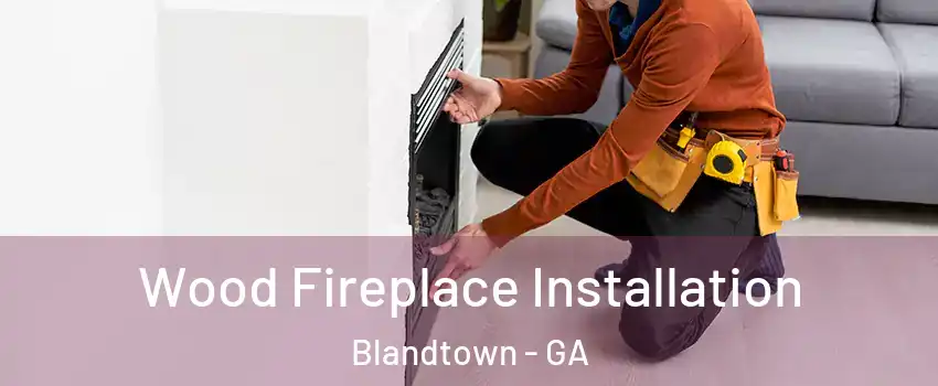Wood Fireplace Installation Blandtown - GA
