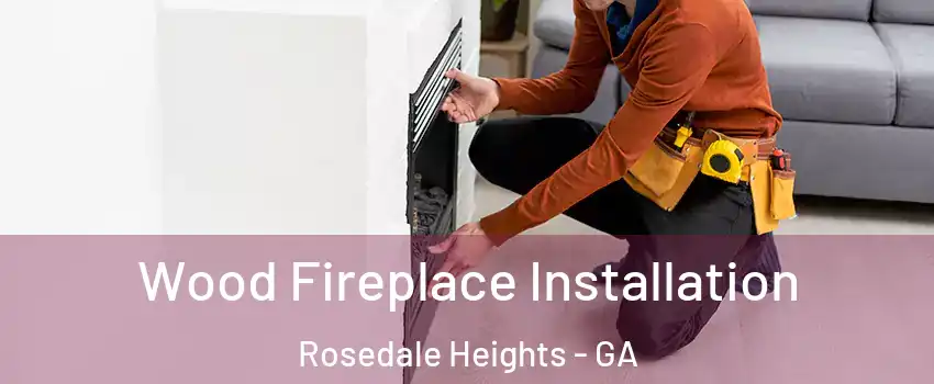Wood Fireplace Installation Rosedale Heights - GA
