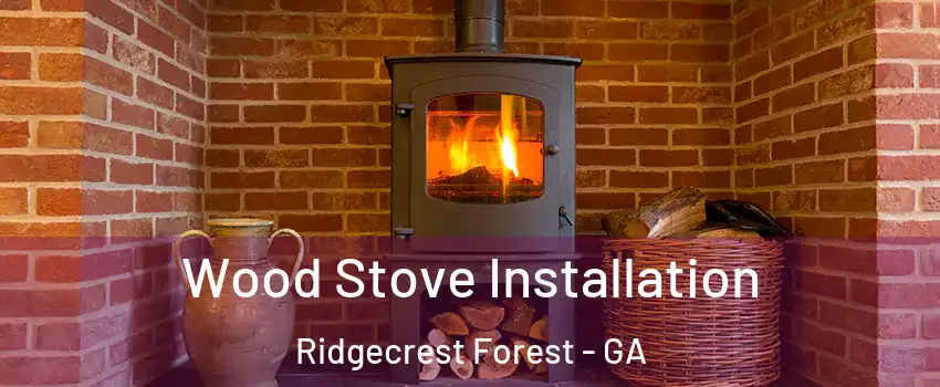Wood Stove Installation Ridgecrest Forest - GA